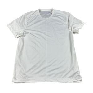 EVERLANE The Sport Crew Neck Short Sleeve Tee T-Shirt White Large Perform Gym